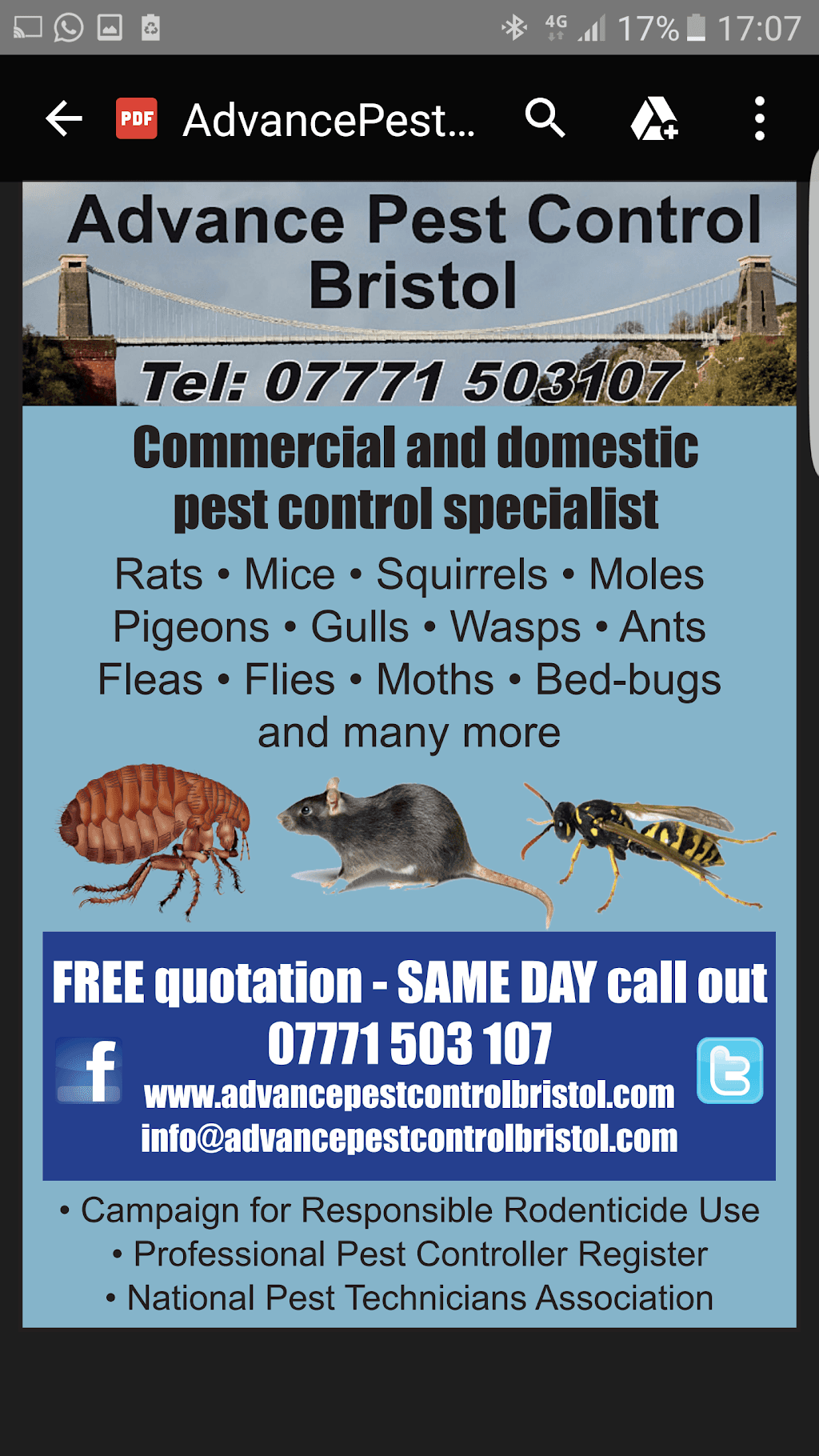 Advance Pest Control Bristol