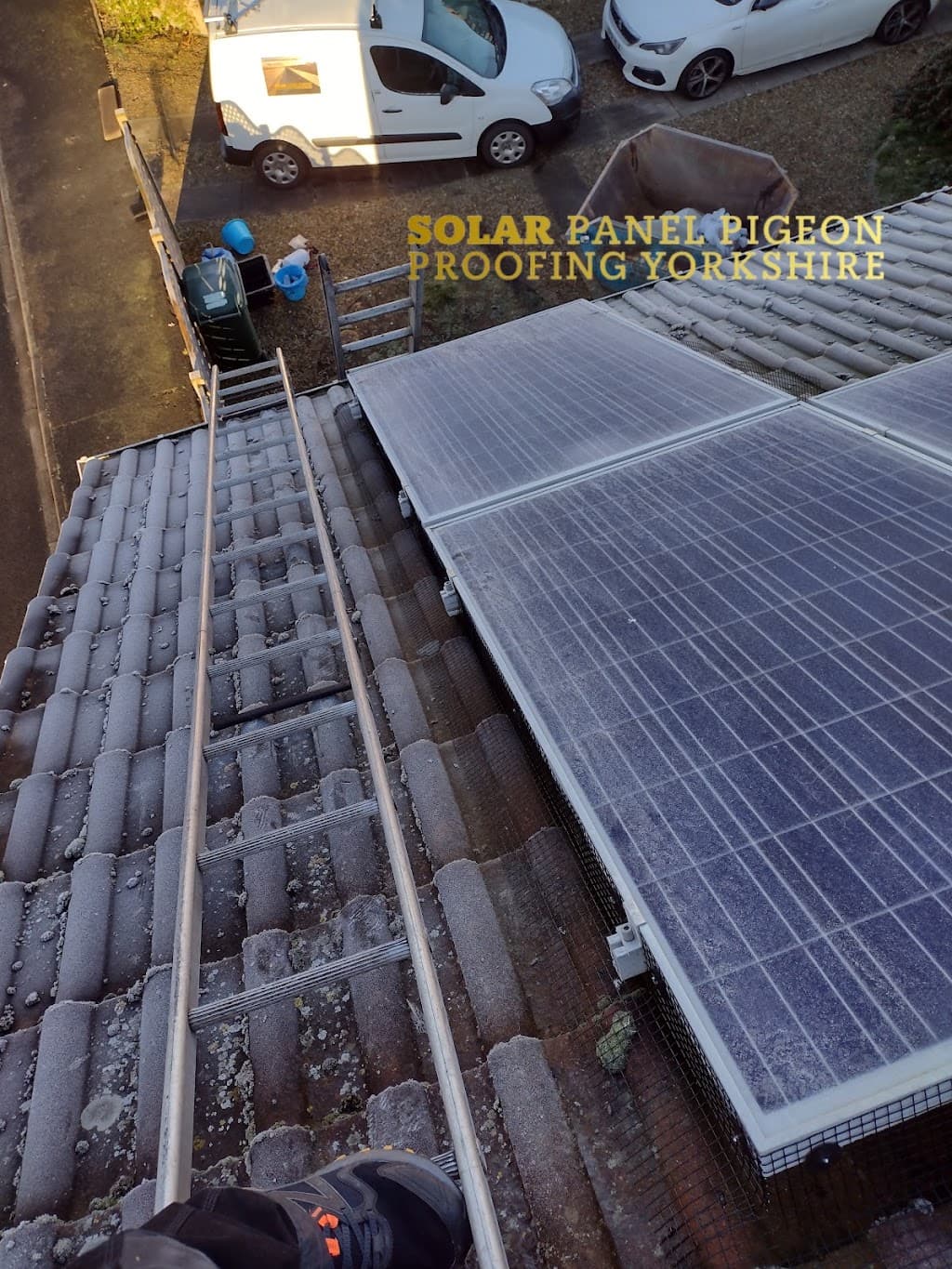 Solar Panel Pigeon Proofing Yorkshire