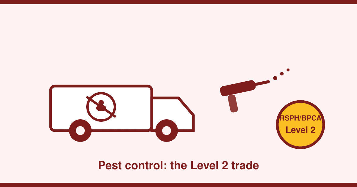 How to Become a Pest Control Technician in the UK: The RSPH Level 2, Van-Included Jobs — and the Route to Your Own Round
