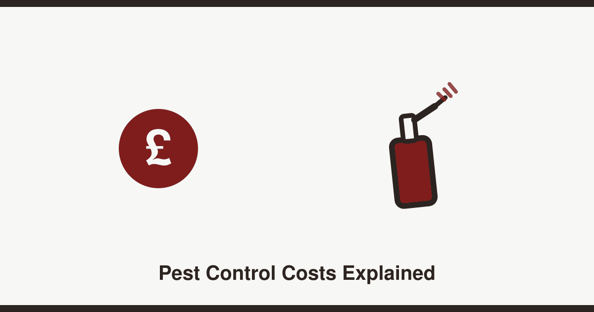How much does pest control cost in the UK?